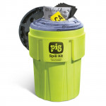 PIG-Notfall-Kits in auffälligen 360-l-Behältern